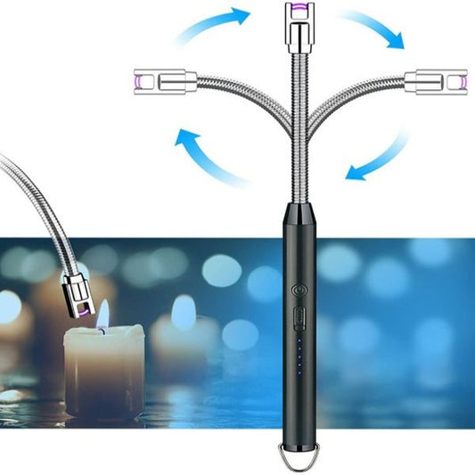 Electric Lighter with 360°flexible Long Neck